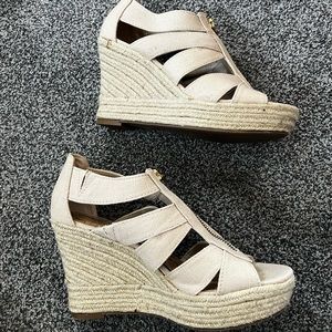 Nude Merona Wedge Heels